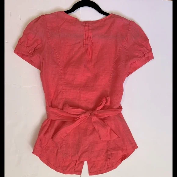 Guess Linen button down top - Picture 3 of 4